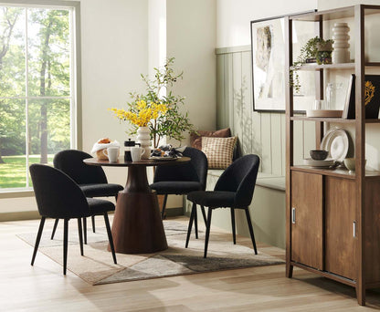 Bibliothèque Jude 36 3 étagères avec meuble - Noisette|Bibliothèque Jude de 36 po à 3 tablettes avec armoire - noisette