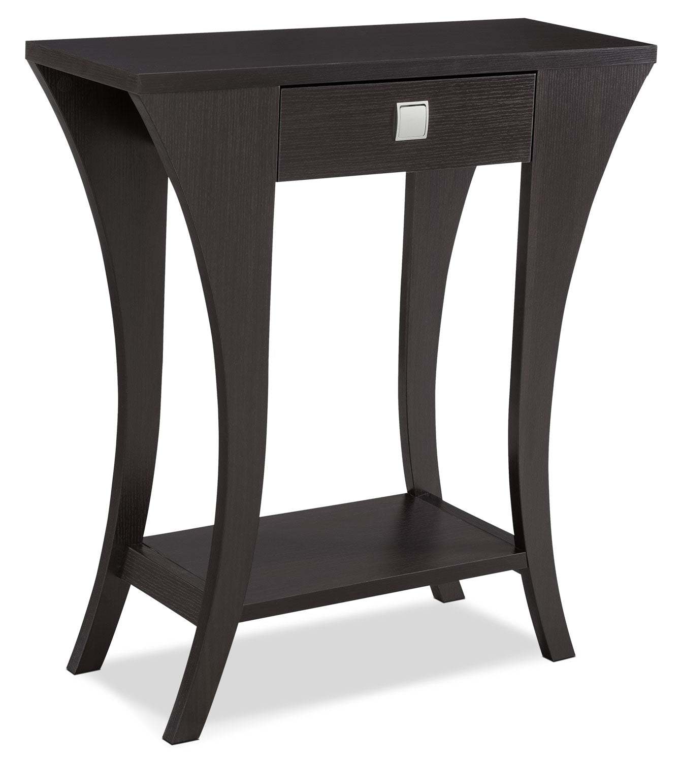 Manila 19.5 Accent Table with Drawer - Brown|Table d'appoint Manila de 19,5 po avec tiroir - brune