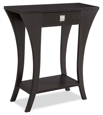 Manila 19.5 Accent Table with Drawer - Brown|Table d'appoint Manila de 19,5 po avec tiroir - brune