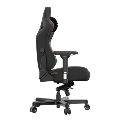 Fauteuil de jeu très large ergonomique Kaiser 3 de Anda Seat en cuir véritable - noir