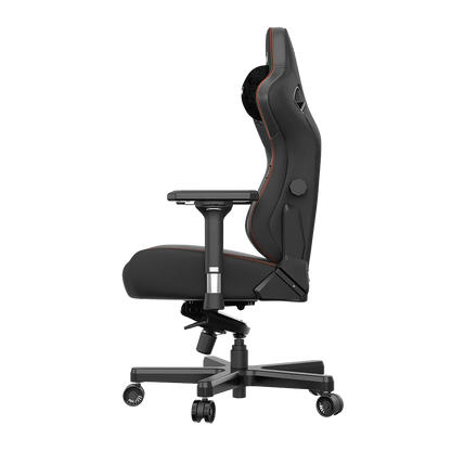 Fauteuil de jeu très large ergonomique Kaiser 3 de Anda Seat en cuir véritable - noir