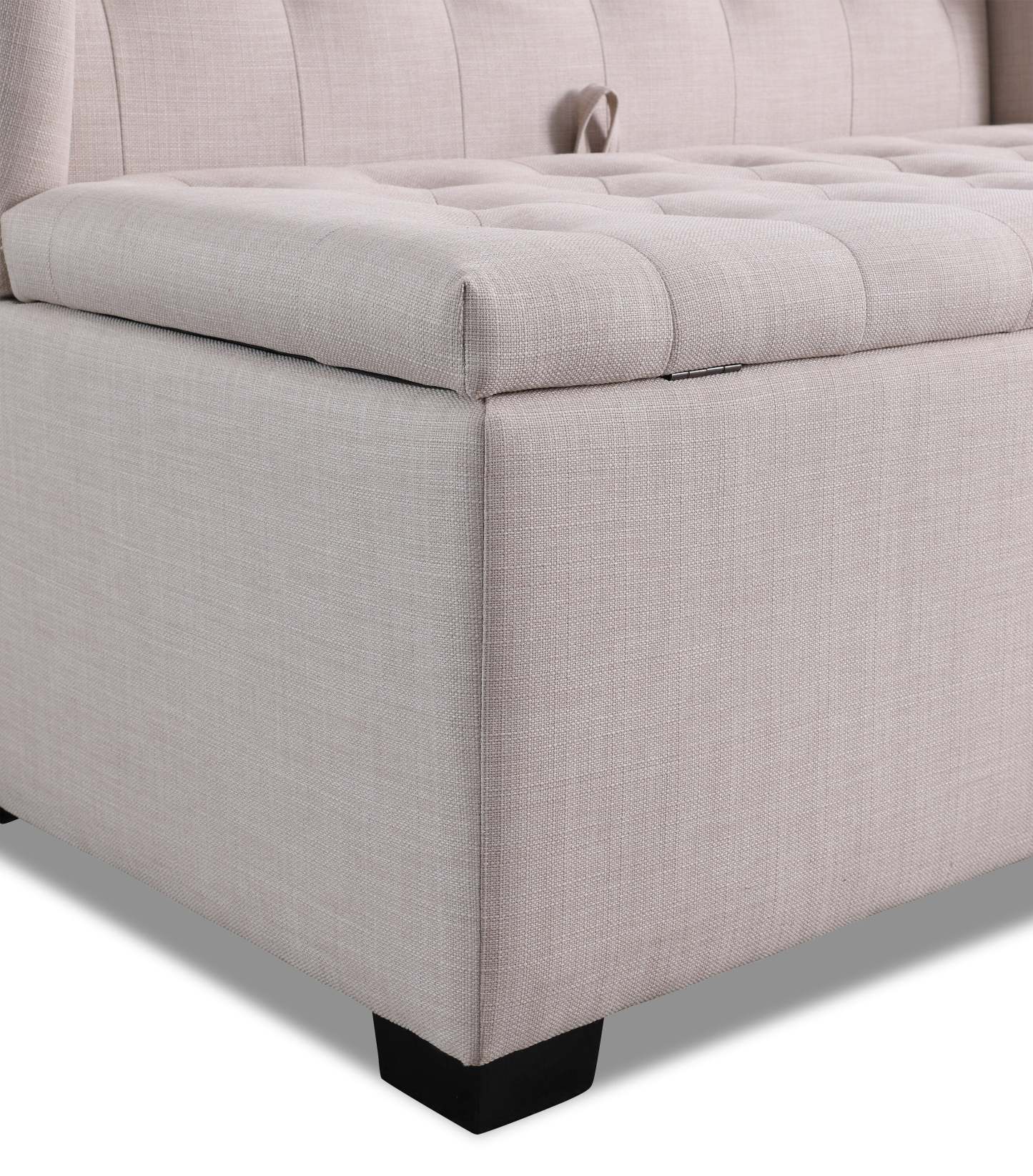 Katie 45.75 Wingback Storage Bench - Blanc|Banc de rangement à oreilles Katie de 45,75 po - blanc