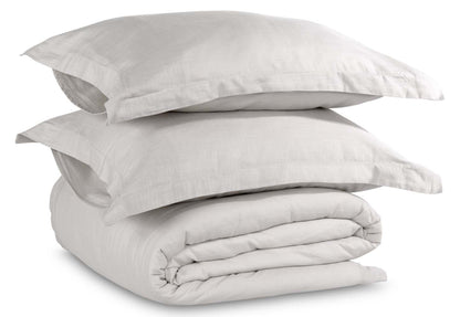 Kort & Co. Antarctica 3-Piece King Duvet Cover Set | Ensemble de housse de couette Antarctica 3 pièces de Kort & Co. pour très grand lit