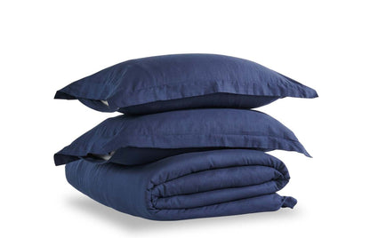 Kort & Co. Indigo 3-Piece King Duvet Cover Set | Ensemble de housse de couette Indigo 3 pièces de Kort & Co. pour très grand lit