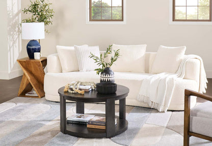 Kort &amp; Co. Penelope 24 Lampe de table en céramique bleue | Lampe de table Penelope de Kort &amp; Co. de 24 po en céramique bleue