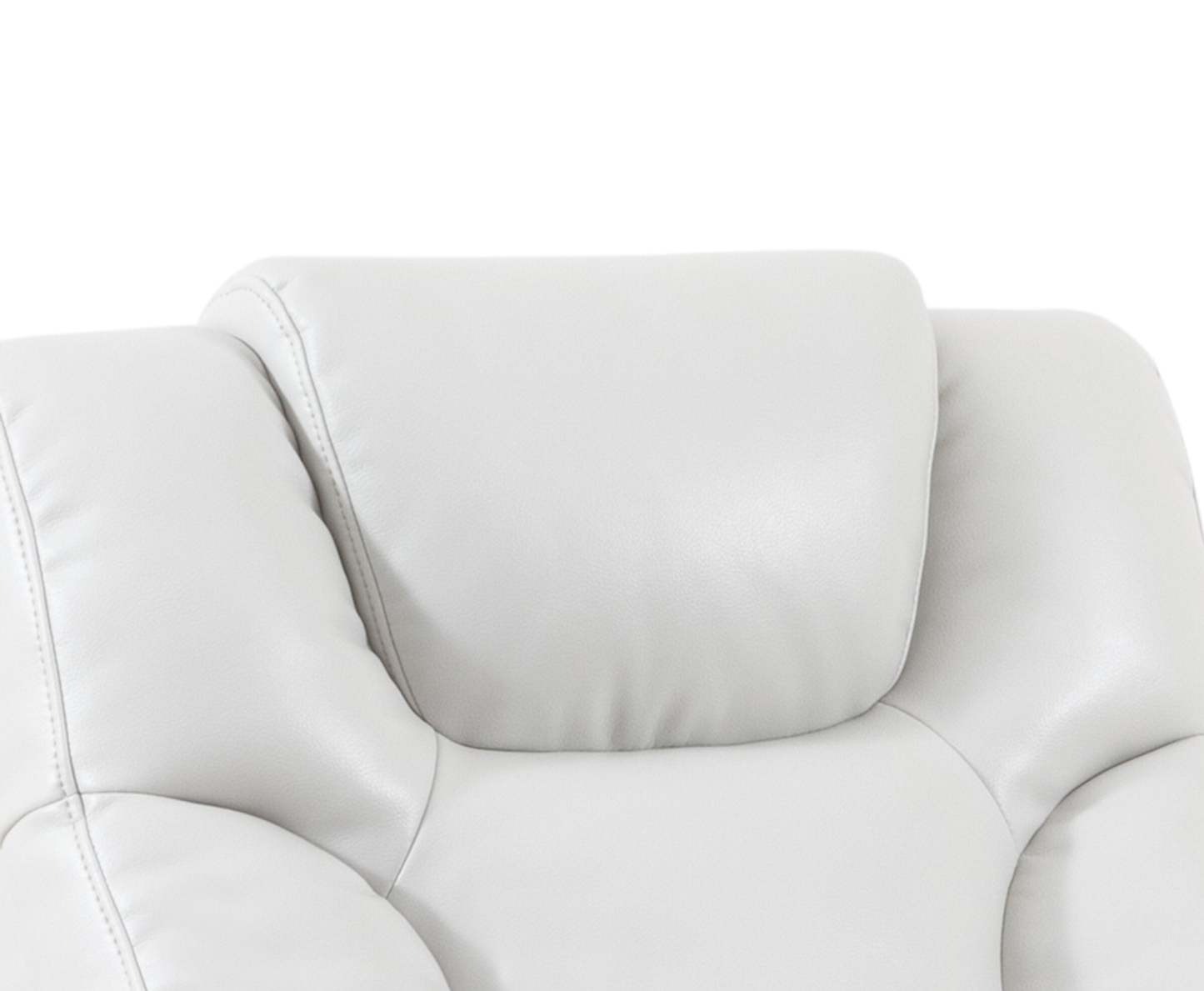 Kenzo 35 Fauteuil inclinable pivotant et coulissant en tissu d'apparence cuir - Gris brouillard | Fauteuil pivotant, coulissant et inclinable Kenzo de 35 po en tissu d'apparence cuir - gris brouillard