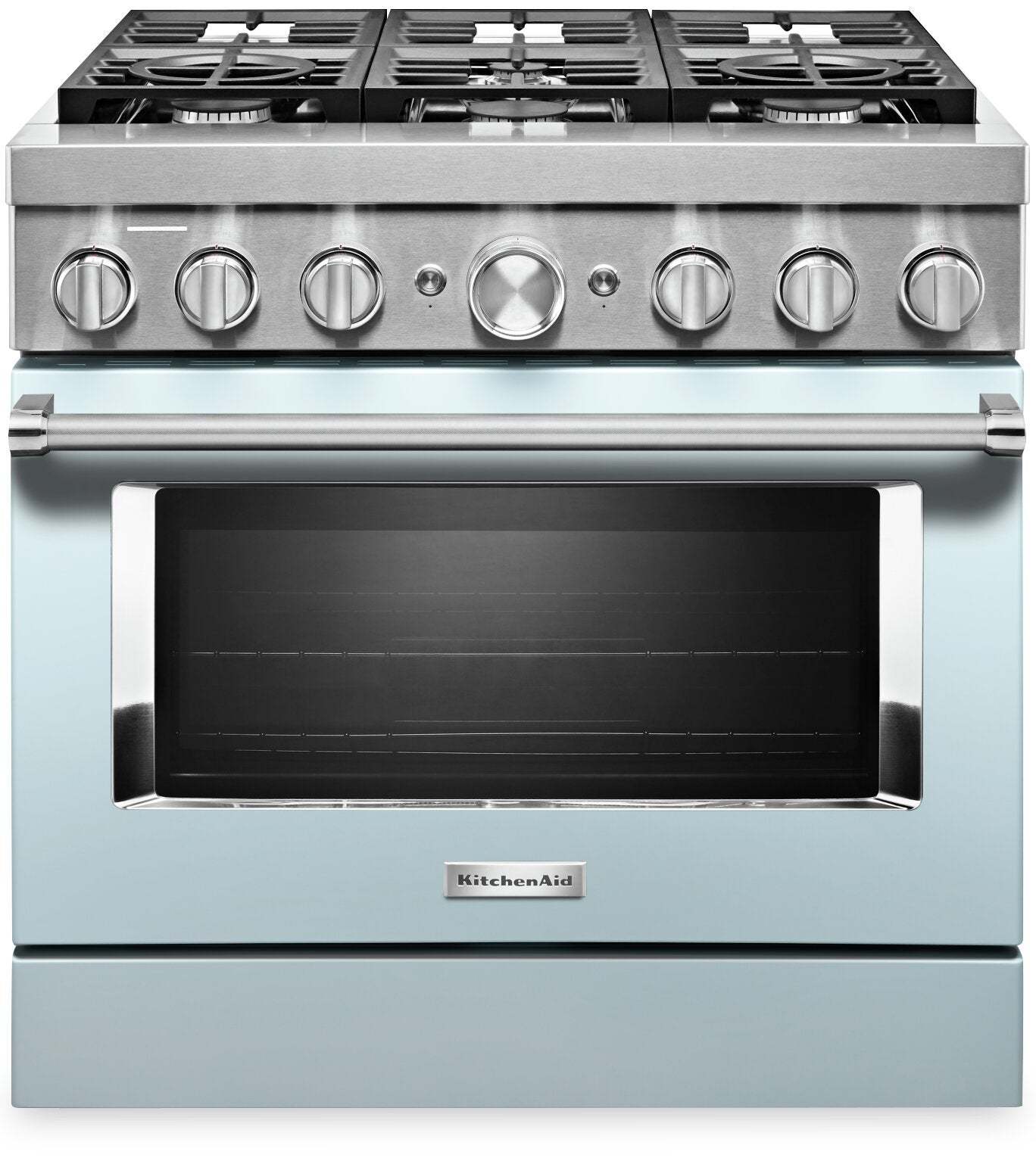 Cuisinière intelligente hybride KitchenAid de 5,1 pi³ avec autonettoyage - bleu Miami - KFDC506JMB