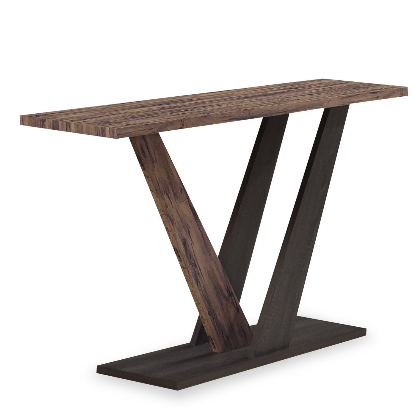 Kinsley 47.25 Modern Sofa Table - Dark Brown Wood|Table de salon moderne Kinsley de 47,25 po - bois brun foncé