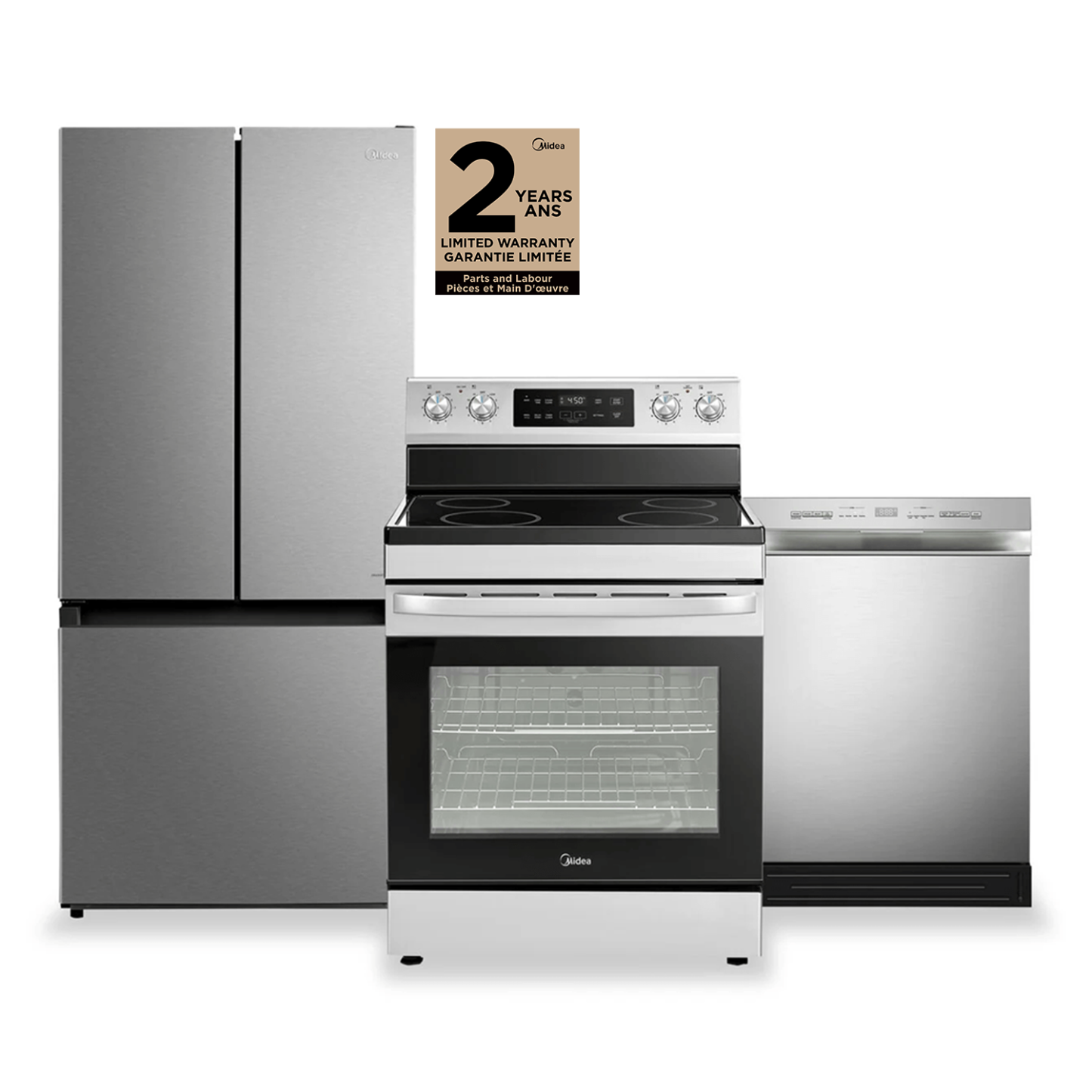 Ensemble d'appareils de cuisine Midea 3 pièces | Ensemble de 3 électroménagers Midea pour la cuisine | MI02KPK3