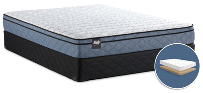 Sealy Belfort Euro-Top Low-Profile Full Mattress Set|Ensemble matelas à Euro-plateau à profil bas Belfort de Sealy pour lit double