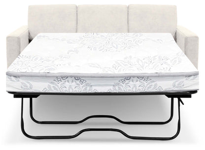 Becca Chenille Full-Size Sofa Bed – Silver|Sofa-lit double Becca en chenille – argenté