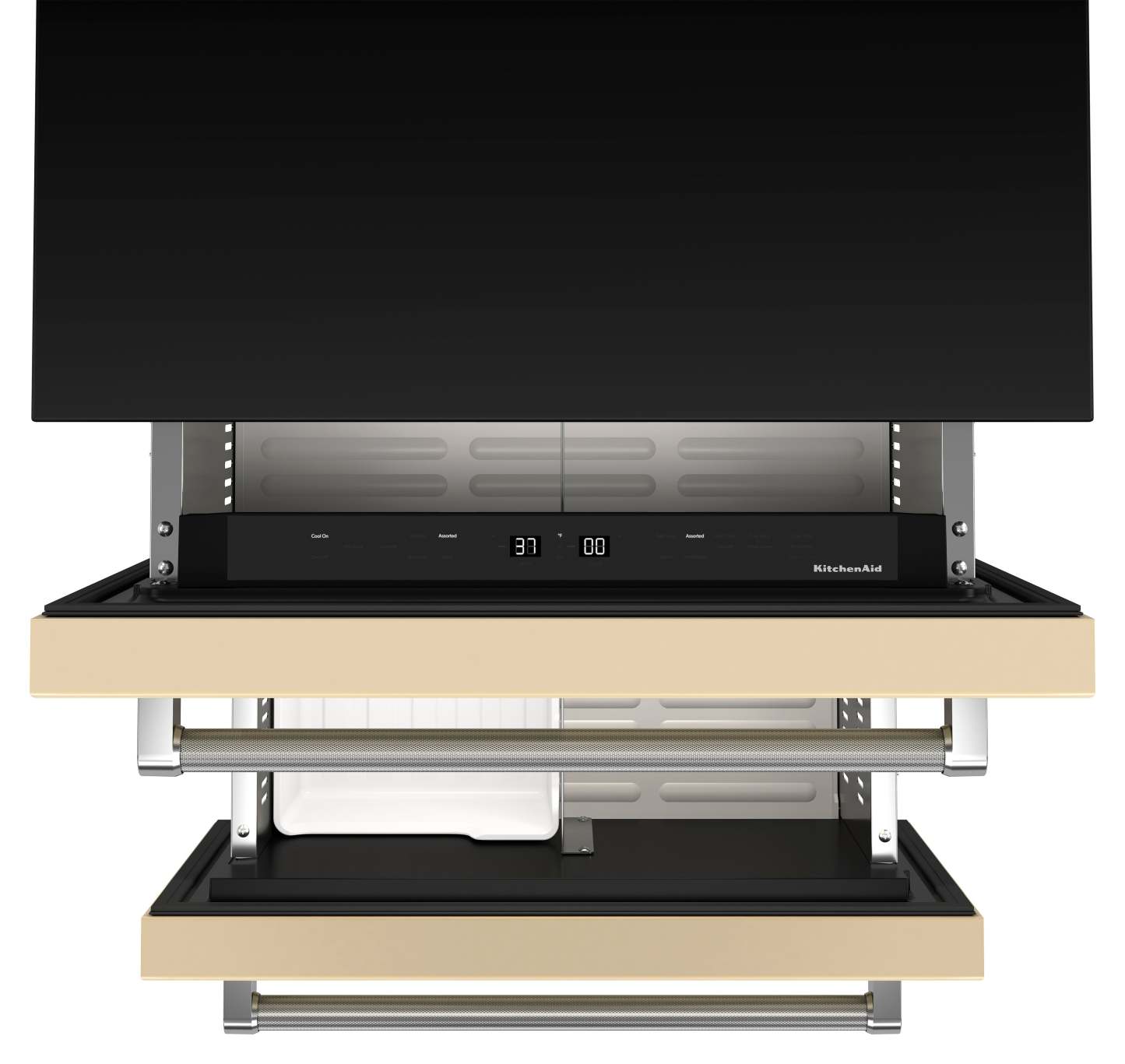 Réfrigérateur-tiroir KitchenAid de 4,3 pi³ et de 24 po sous le comptoir à tiroirs - panneau prêt - KUDF204KPA | KitchenAid 24 4,3 Cu. Fort. Réfrigérateur à tiroir sous le comptoir - Prêt pour les panneaux