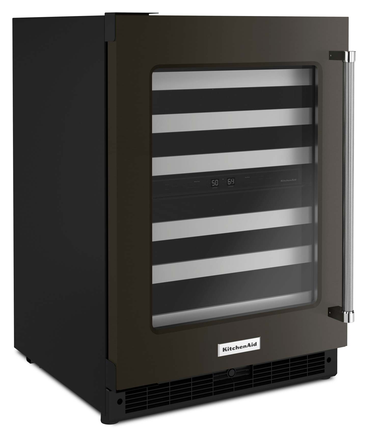 Réfrigérateur à vin KitchenAid de 5 pi³ et de 24 po sous le comptoir - acier inoxydable - KUWL314KBS | KitchenAid 24 5 Cu. Ft. Undercounter Wine Refrigerator - Stainless Steel - KUWL314KBS