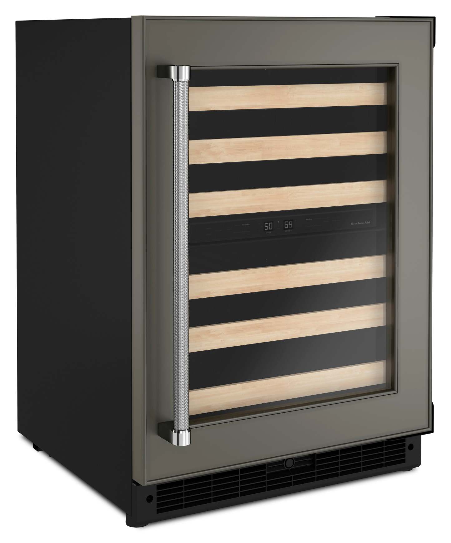 Réfrigérateur à vin KitchenAid de 5 pi³ et de 24 po sous le comptoir - panneau personnalisable - KUWR214KPA | KitchenAid 24 5 Cu. Ft. Undercounter Wine Refrigerator - Panel Ready - KUWR214KPA
