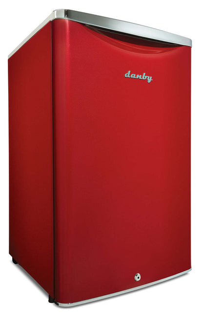 Danby 20,8 4,4 Cu. Fort. Mini-réfrigérateur à une porte - Rouge - DAR044A6LDB | Mini réfrigérateur Danby de 4,4 pi³ et de 20,8 po à 1 porte - rouge - DAR044A6LDB