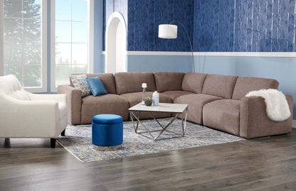 Fabriqué au Canada Cindy Crawford Home Chaise Kylie 32 en tissu d'apparence lin avec capitonnage de boutons - Zeus Pearl | Fauteuil Kylie de Cindy Crawford Home de 32 po fabriqué au Canada en tissu d'apparence lin avec capitonnage - perle Zeus
