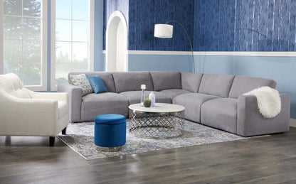 Fabriqué au Canada Cindy Crawford Home Chaise Kylie 32 en tissu d'apparence lin avec capitonnage de boutons - Zeus Pearl | Fauteuil Kylie de Cindy Crawford Home de 32 po fabriqué au Canada en tissu d'apparence lin avec capitonnage - perle Zeus
