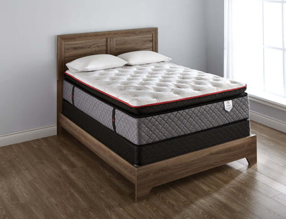 Ensemble matelas à Euro-plateau True North Whistler Chiropractic de Springwall pour lit double