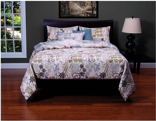 Ornamental Reversible 3 Piece Twin Quilt Cover Set|Ensemble de housse de couette Ornamental Réversible 3 pièces pour lit simple|ORNA3TW