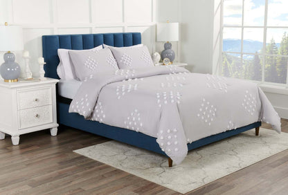 Lake 3-Piece Queen Comforter Set - Grey | Ensemble d’édredon Lake 3 pièces pour lit queen - gris