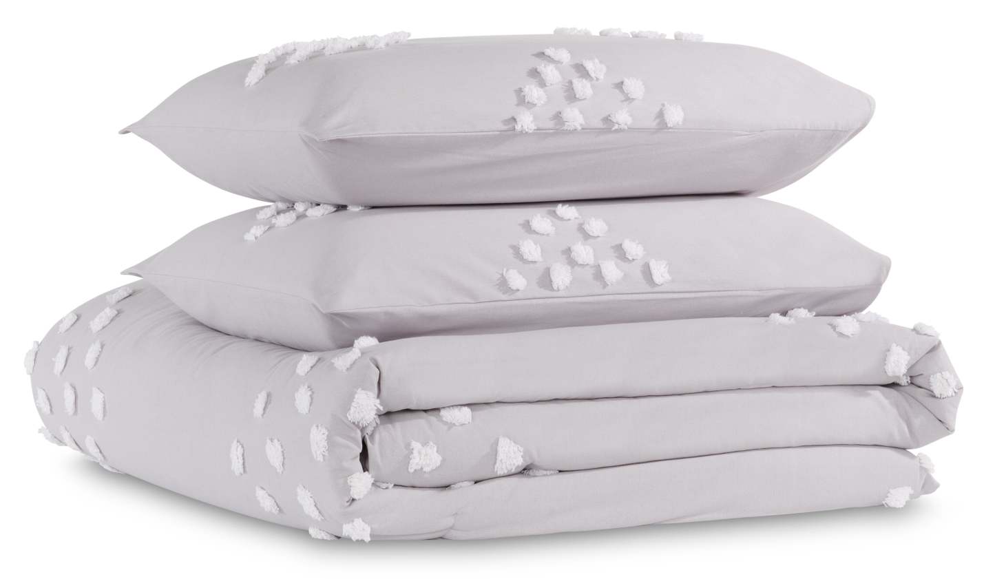 Lake 3-Piece Queen Comforter Set - Grey | Ensemble d’édredon Lake 3 pièces pour lit queen - gris