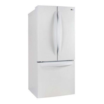 LG 30 22 Pi³ Réfrigérateur à portes françaises - Blanc - LRFNS2200W | Réfrigérateur LG de 22 pi³ et de 30 po à portes françaises - blanc - LRFNS2200W