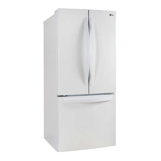 LG 30 22 Pi³ Réfrigérateur à portes françaises - Blanc - LRFNS2200W | Réfrigérateur LG de 22 pi³ et de 30 po à portes françaises - blanc - LRFNS2200W