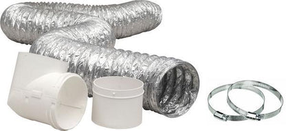 Dundas Jafine ProFlex™ Dryer-to-Duct Connector Kit and 4 Metal Worm Gear Clamps Package|Trousse de connexion Dundas Jafine de la sécheuse au conduit et colliers de serrage|DRYVENT2