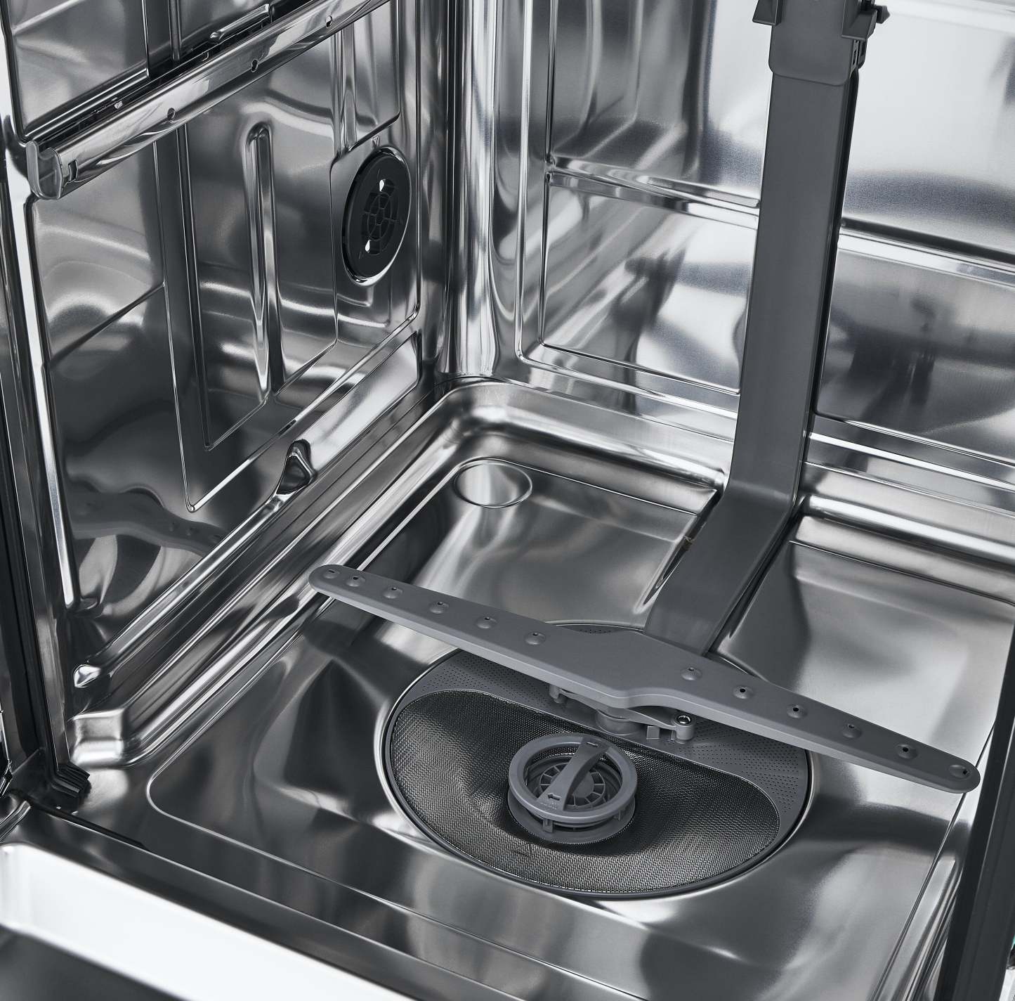 LG 24 50 dBA Lave-vaisselle encastrable à commande frontale avec séchage dynamique - Acier inoxydable anti-taches - LD… | Lave-vaisselle encastré LG à 50 dBA de 24 po avec commandes à l'avant et système Dynamic DryMC - aci…