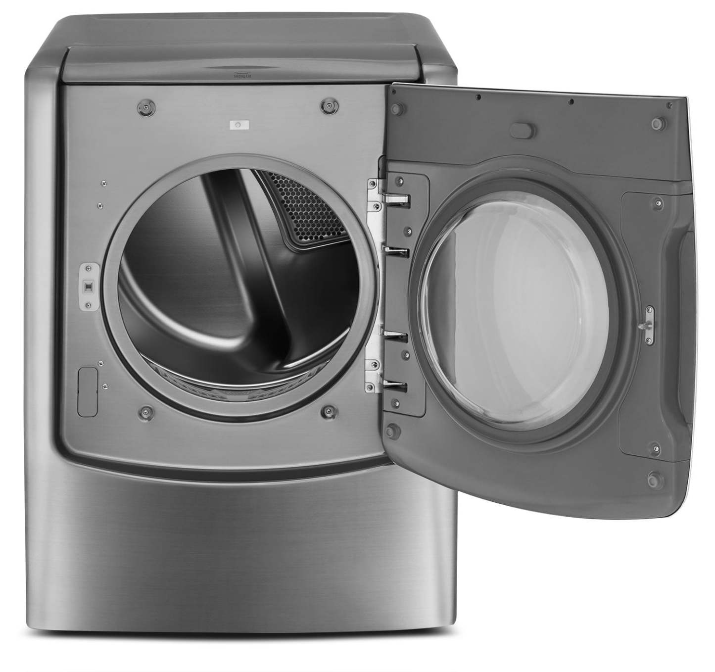 LG 9,0 pi³ Sécheuse à gaz à la vapeur SteamDryerMC LG à énorme capacité de 9,0 pi³ - acier graphite