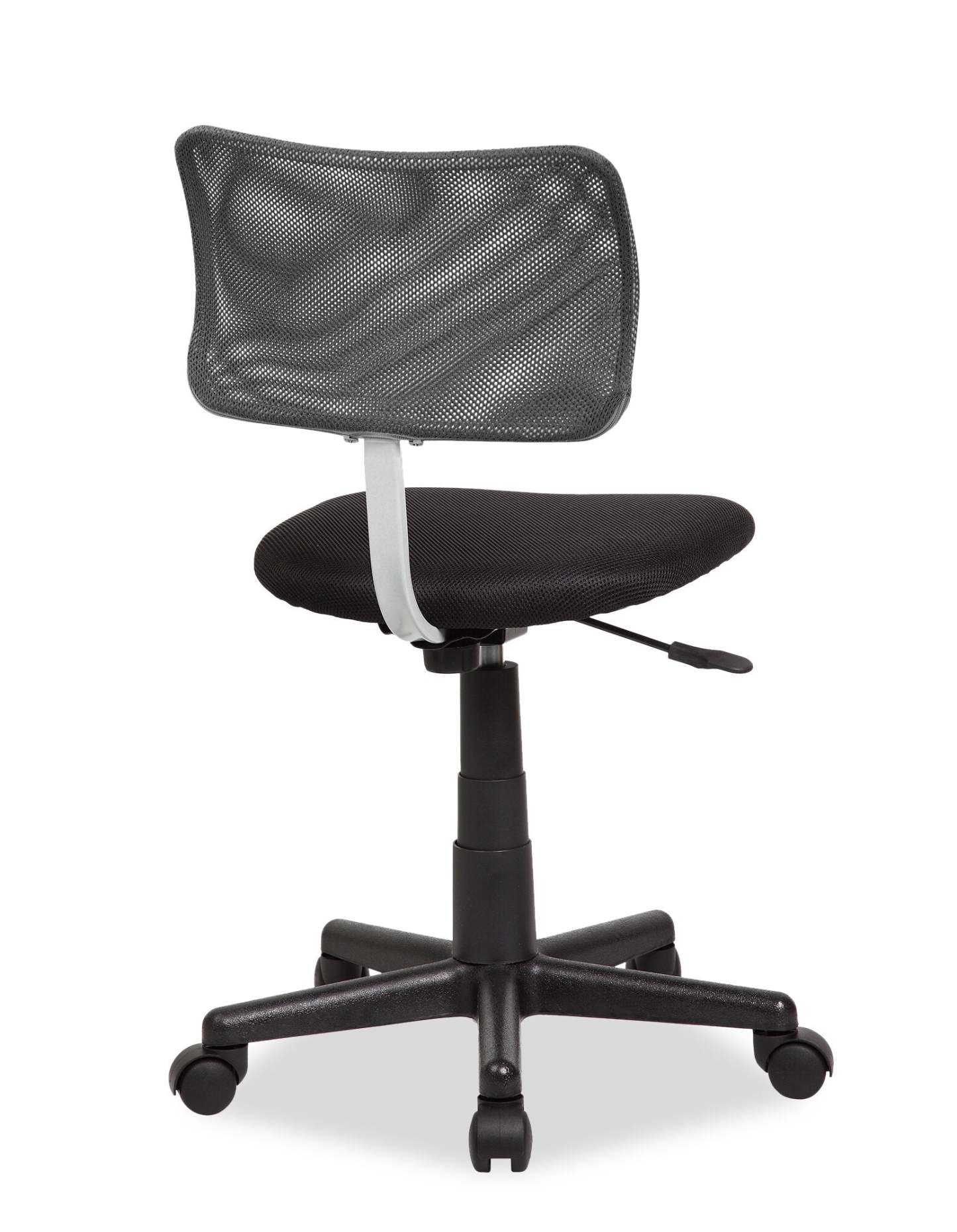 Leigh 16 Office Chair - Black with Mesh Back|Chaise de bureau Leigh de 16 po - noire avec dossier à mailles