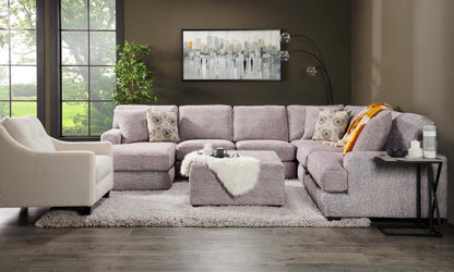 Leila 10,25 C-Shaped Chairside Table - Gris|Table de fauteuil Leila de 10,25 po en forme de C - grise