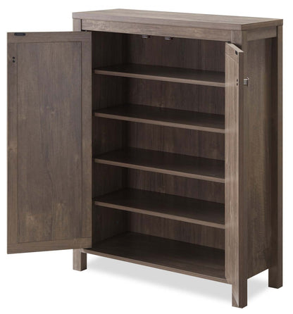 Levi 31 Shoe Storage Cabinet - Noisette|Armoire de rangement pour chaussures Levi de 31 po - noisette