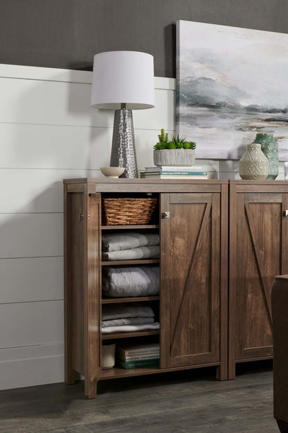 Levi 31 Shoe Storage Cabinet - Noisette|Armoire de rangement pour chaussures Levi de 31 po - noisette