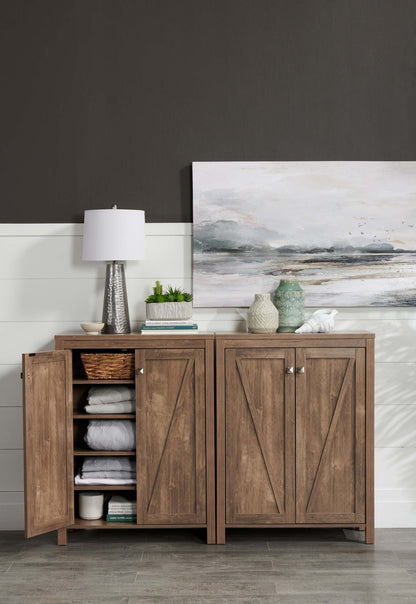 Levi 31 Shoe Storage Cabinet - Noisette|Armoire de rangement pour chaussures Levi de 31 po - noisette