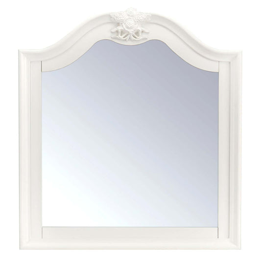 Miroir de commode de chambre à coucher Livy pour enfants - Blanc | Miroir de commode de chambre à coucher Livy pour enfants - blanc