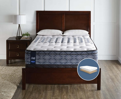 Ensemble ferme Euro-plateau profil bas Lindfield Posturepedic Performance Sealy pour très grand lit