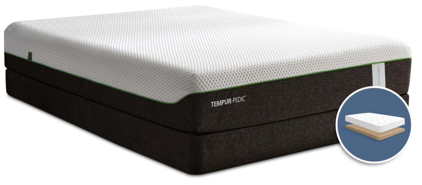 TEMPUR-Flex® Recover Tight-Top Low-Profile Full Mattress Set|Ensemble matelas à plateau régulier à profil bas Recover TEMPUR-Flex pour lit double