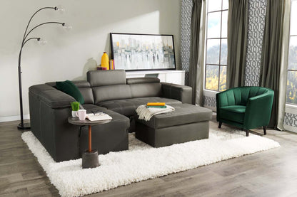 82 Mid-Century Black with Marble Base and 3-Light Glass Shade Arc Lampadaire|Lampe à pied arquée milieu du 20e siècle de 82 po noire à 3 ampoules avec base en marbre et abat-jour en verre