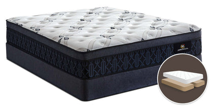 Serta Perfect Sleeper® Watson Firm Euro-Top Split Queen Mattress Set|Ensemble matelas ferme à Euro-plateau divisé Watson Perfect Sleeper de Serta pour grand lit