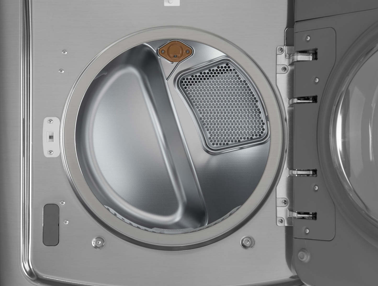 LG 9,0 pi³ Sécheuse à gaz à la vapeur SteamDryerMC LG à énorme capacité de 9,0 pi³ - acier graphite