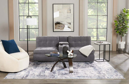 Chaise d'appoint incurvée en tissu bouclé Lola 28,7 avec coussin de siège amovible - Blanc | Fauteuil d'appoint courbé Lola de 28,7 po en tissu chenille bouclé avec coussin de siège amovible - blanc