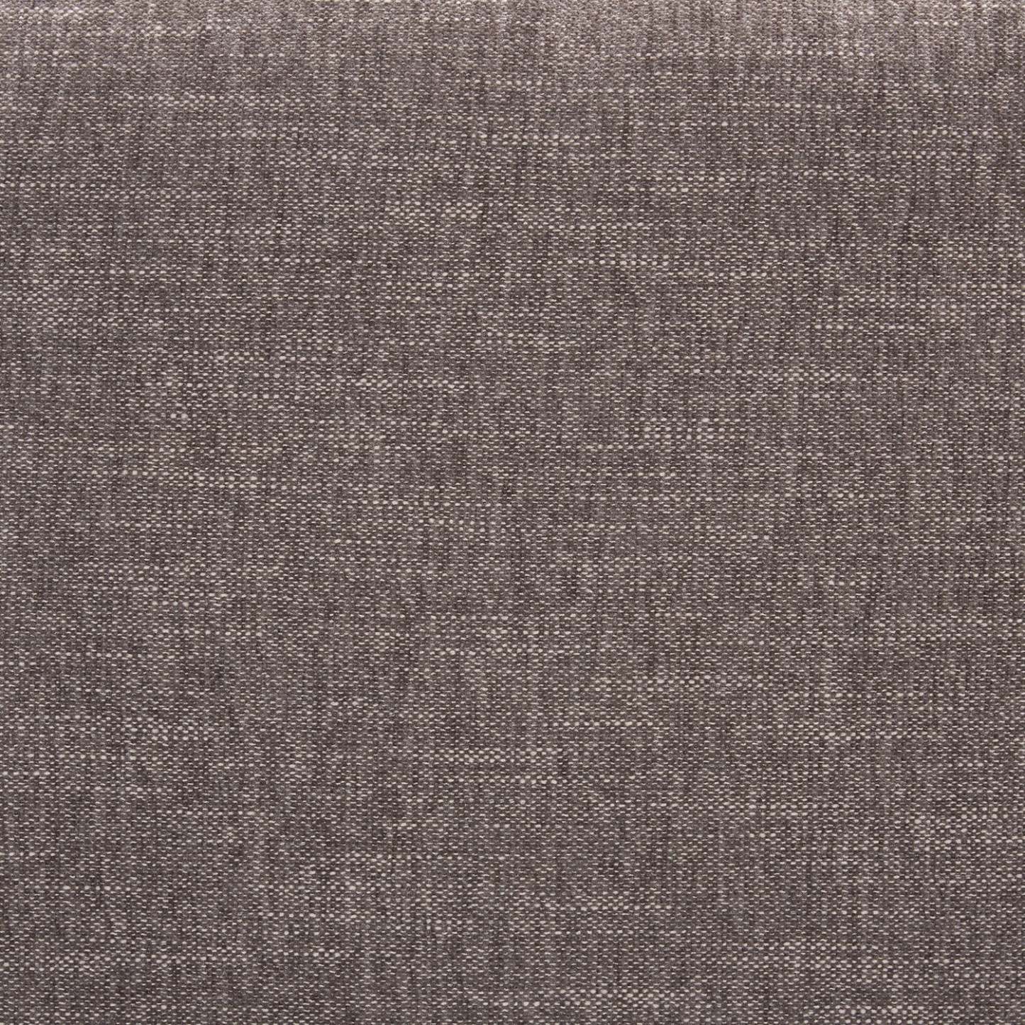 Fauteuil modulaire de gauche Lotus de Kort & Co. de 42,5 po en tissu de chenille avec coussins en duvet et plumes - brun café