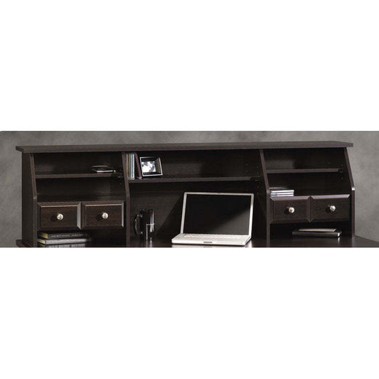 Shoal Creek Desktop Storage Hutch – Jamocha Wood|Crédence de rangement Shoal Creek pour le bureau - bois jamocha|408750