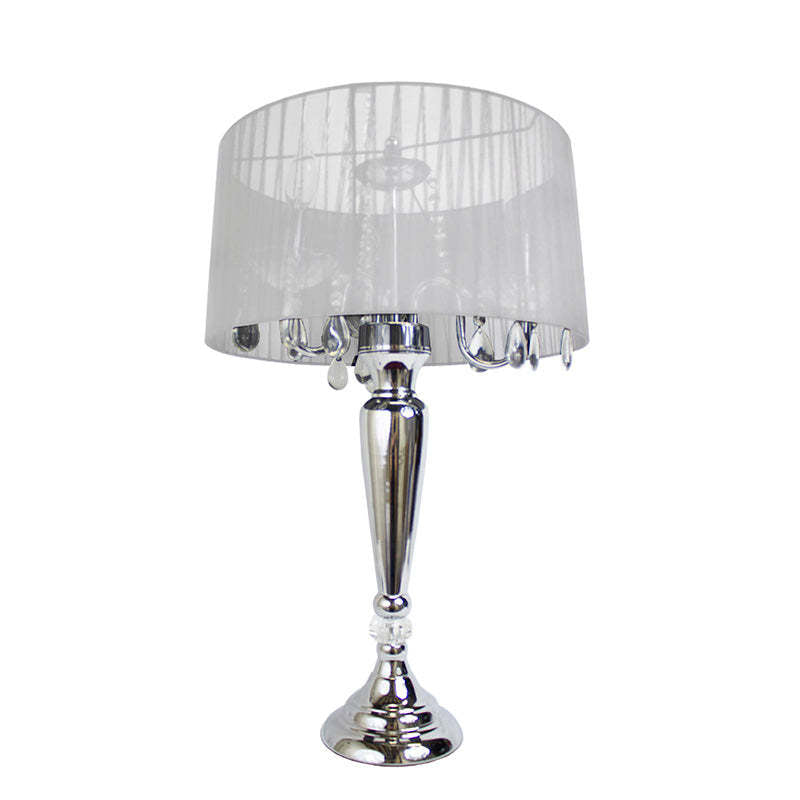 Lampe de table Designs élégants de style romantique tendance avec cristaux suspendus