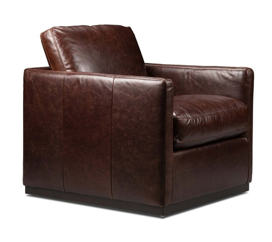 Lucca Accent Chair - Chocolate  | Fauteuil d’appoint Lucca - Chocolat  | LUCCDBAC