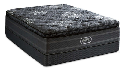Beautyrest Black Devotion Medium Hi-Loft Pillow-Top Queen Mattress Set|Ensemble matelas semi-ferme à plateau-coussin épais Devotion Beautyrest Black pour grand lit