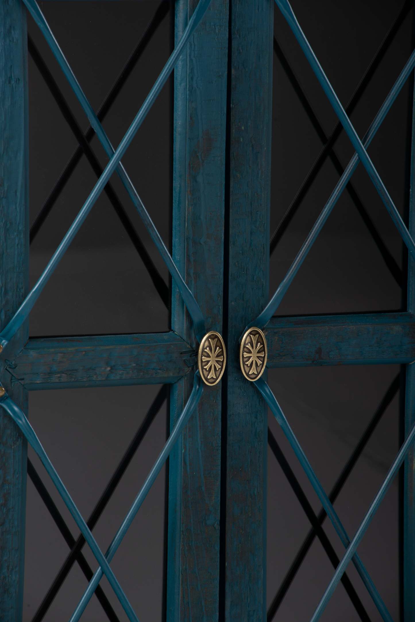 Makati 38 Accent Cabinet - Bleu|Armoire décorative Makati de 38 po - bleue