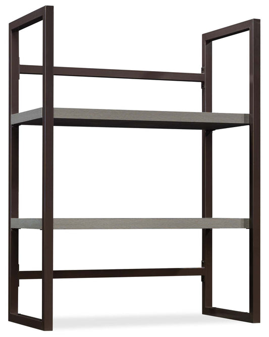 Manhattan Gate 31.5 Commercial Grade 2-Shelf Utility Hutch - Mystic Oak|Crédence tout usage Manhattan Gate de 31,5 po de qualité commerciale à 2 tablettes - chêne mystique