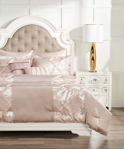 Margot 7-Piece Queen Comforter Set - Mocha| Ensemble d'édredon Margot 7 pièces pour grand lit - moka | MARGO7QU